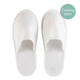 No Logo Deìuxe Closed Toe Slippers In Viscose - 100Pack