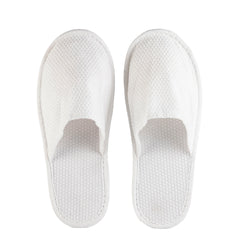 No Logo Deìuxe Closed Toe Slippers In Viscose - 100Pack