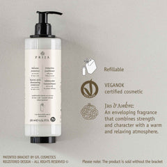 Prija Protective Conditioner Refillable Bottle VEGANOK Certified (380 ml) - 18Pack
