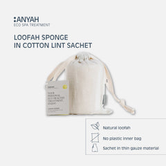 Anyah Spugna Loofah - 60Pack