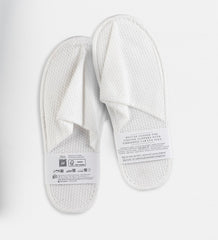 No Logo Deìuxe Closed Toe Slippers In Viscose - 100Pack