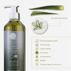 Geneva Green Liquid Hand Soap With Locked Pump (370 ml) - 18Pack