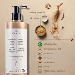 Prija Vitalising Creamy Bath Foam With Locked Pump VEGANOK Certified (380 ml) - 18Pack