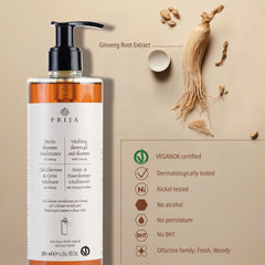 Prija Vitalising Shower Gel And Shampoo Refillable Bottle VEGANOK Certified (380 ml) - 18Pack
