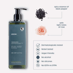 Anyah Body Wash Refillable Bottle - Nordic Ecolabel Certified (480 ml) - 18Pack