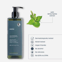 Anyah Gentle Hair & Body Wash Refillable Bottle - Nordic Ecolabel Certified (480 ml) - 18Pack