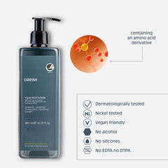Anyah Shampoo With Locked Pump - Nordic Ecolabel Certified (480 ml) - 18Pack