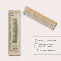Eco Elements Peigne en Bambou - Pack de 250
