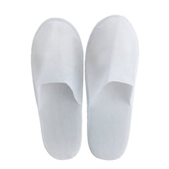 No Logo Closed Toe Slippers In Non Woven Tissue - 250Pack