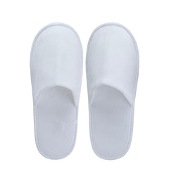 No Logo Closed Toe Slippers In Sponge - 100Pack