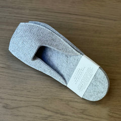 No Logo Premium Closed Toe Felt Slippers - 100Pack