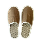 No Logo Premium Closed Toe Paper Slippers - 100Pack