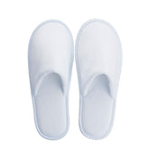 No Logo Super Deluxe Closed Toe Slippers In Velour - 100Pack