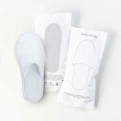 No Logo Pantofola Chiusa Super Luxe In Velour - 100Pack