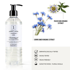 Guest Love Cleansing Gel Hair, Hands And Body Cartridge For Ecover (370 ml)- 18Pack