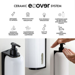 Galimard "1747" Ecover en céramique blanche pour Après-shampooing - Pack de 16