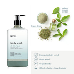 Neu Body Wash Refillable Bottle (600 ml) - 12Pack