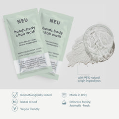 Neu Gel Mains, Cheveux et Corps (11 ml) - Pack de 600