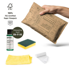 No Logo Kit essenziali da cucina Flowpack EN-IT-DE - 18Pack
