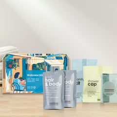 No Logo Bathroom Amenities Kit - 14Pack