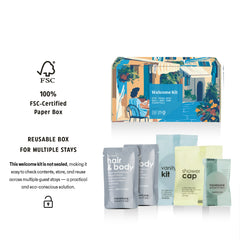 No Logo Bathroom Amenities Kit - 14Pack