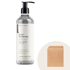 Grammo Hand Liquid Soap With Locked Pump (370 ml) - 18Pack