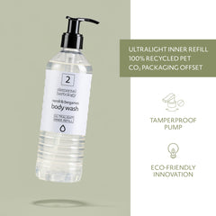 Elemental Herbology Body Wash Cartridge For Ecover (370 ml)- 18Pack