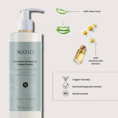 Natio Balsamo Botanico Extra Delicato In Flacone Non Ricaricabile (380 ml)- 18Pack