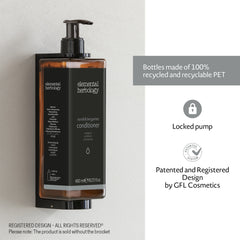 Elemental Herbology "Néroli & Bergamote" Après-Shampooing avec Pompe Verrouillée (480 ml) - Pack de 18