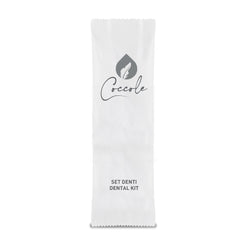 COCCOLE SET DENTI CON SPAZZOLINO, BUSTINA DENTIFRICIO - 500Pack