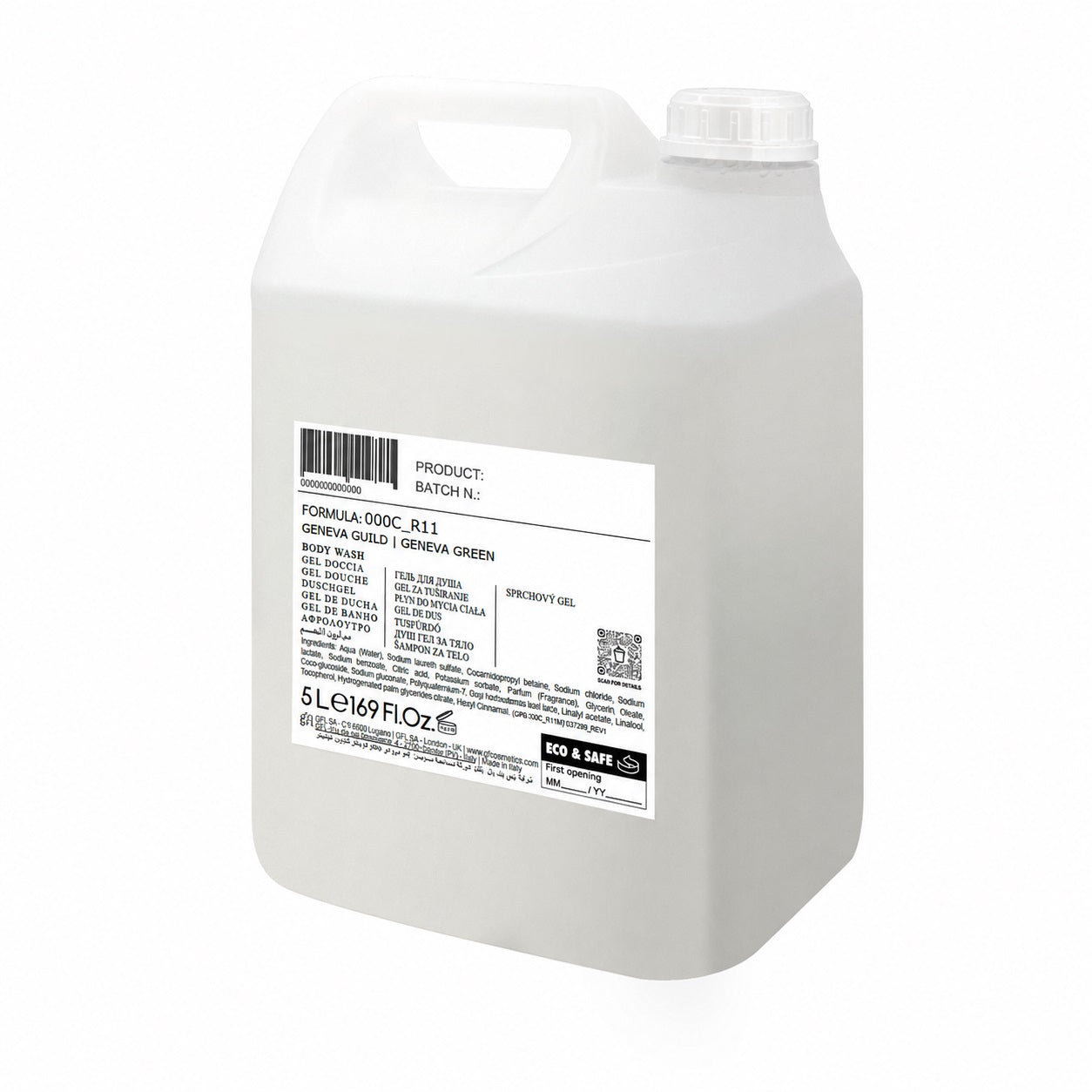 Geneva Guild - Geneva Green Body Wash Tank (5 L)