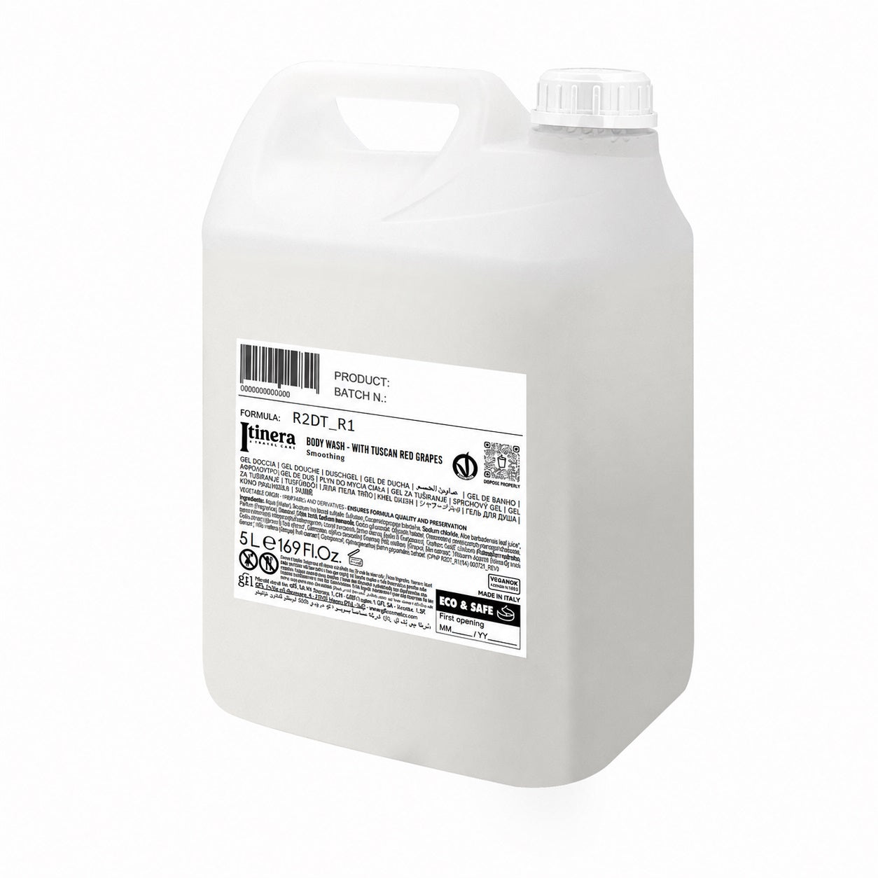 Itinera Smoothing Body Wash 5L Tank