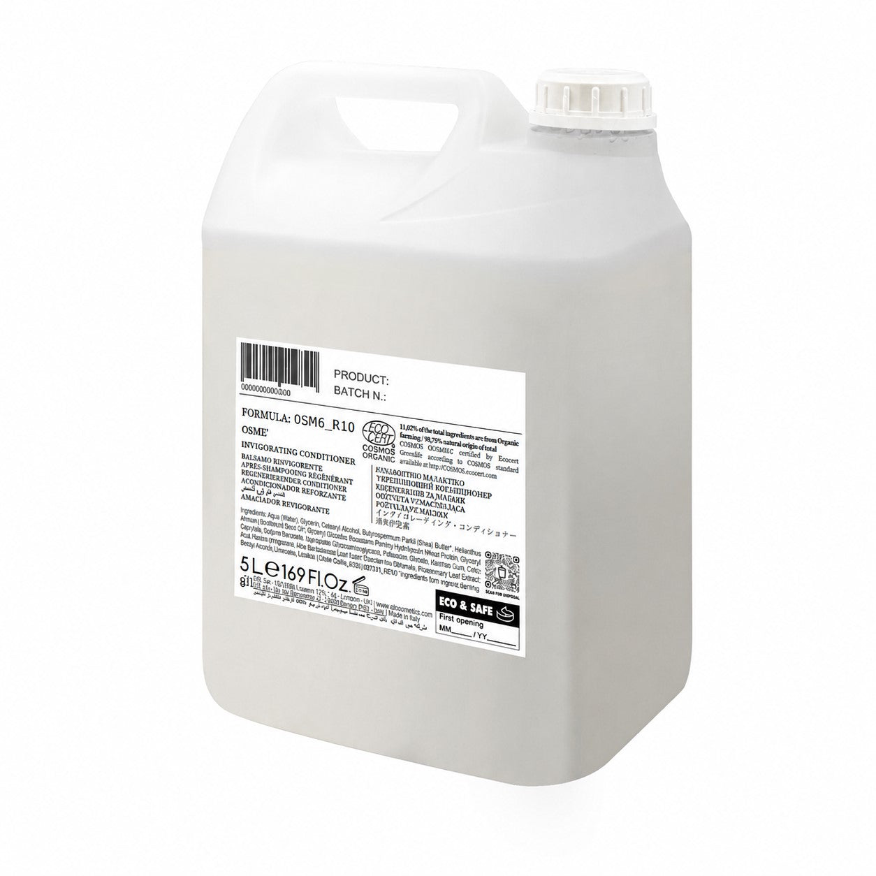 Osmè Invigorating Conditioner Tank - Organic Certified (5 L)