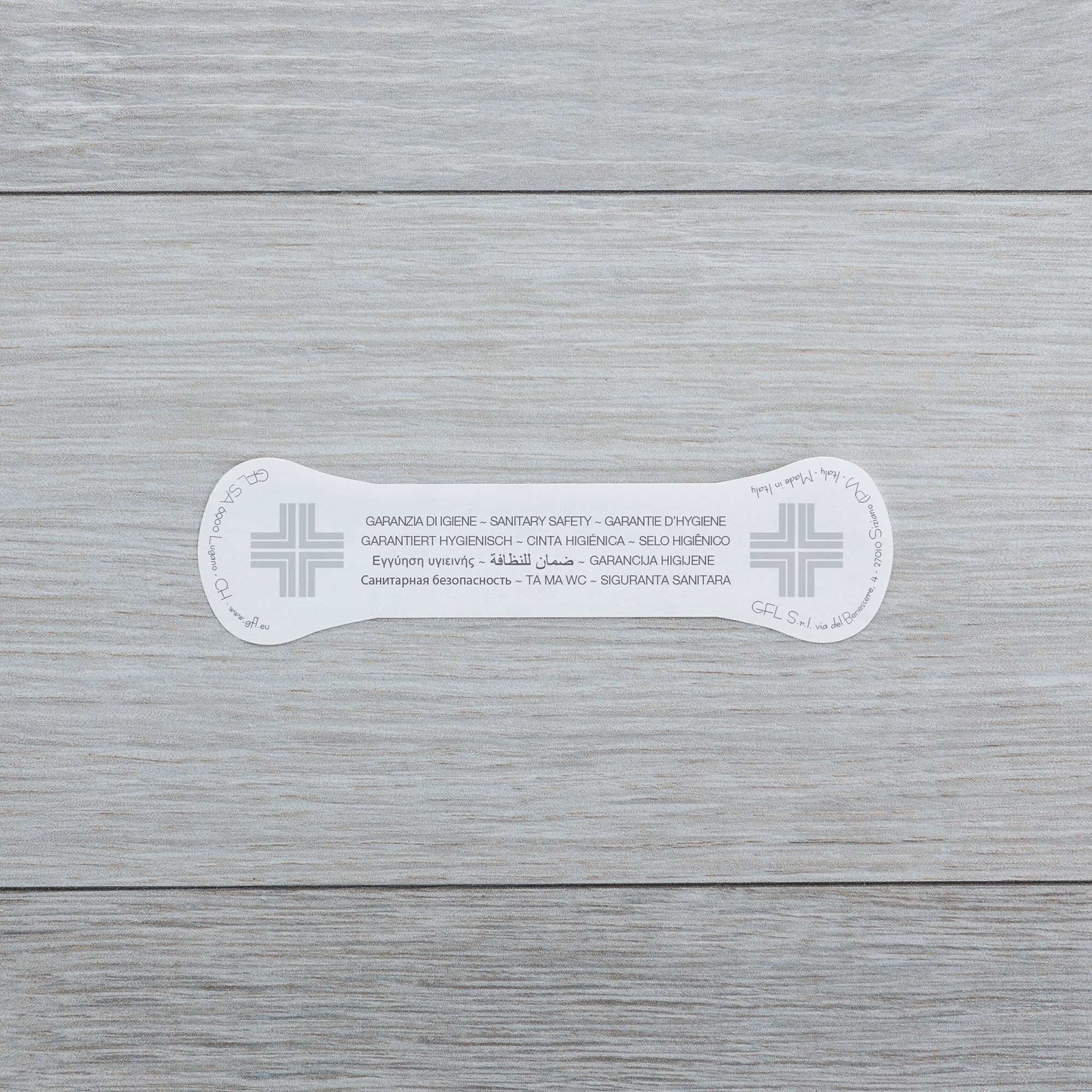 No Logo Adhesive Sanitary Band For Wc