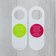 No Logo Room Door Hanger "Do Not Disturb" - 500Pack