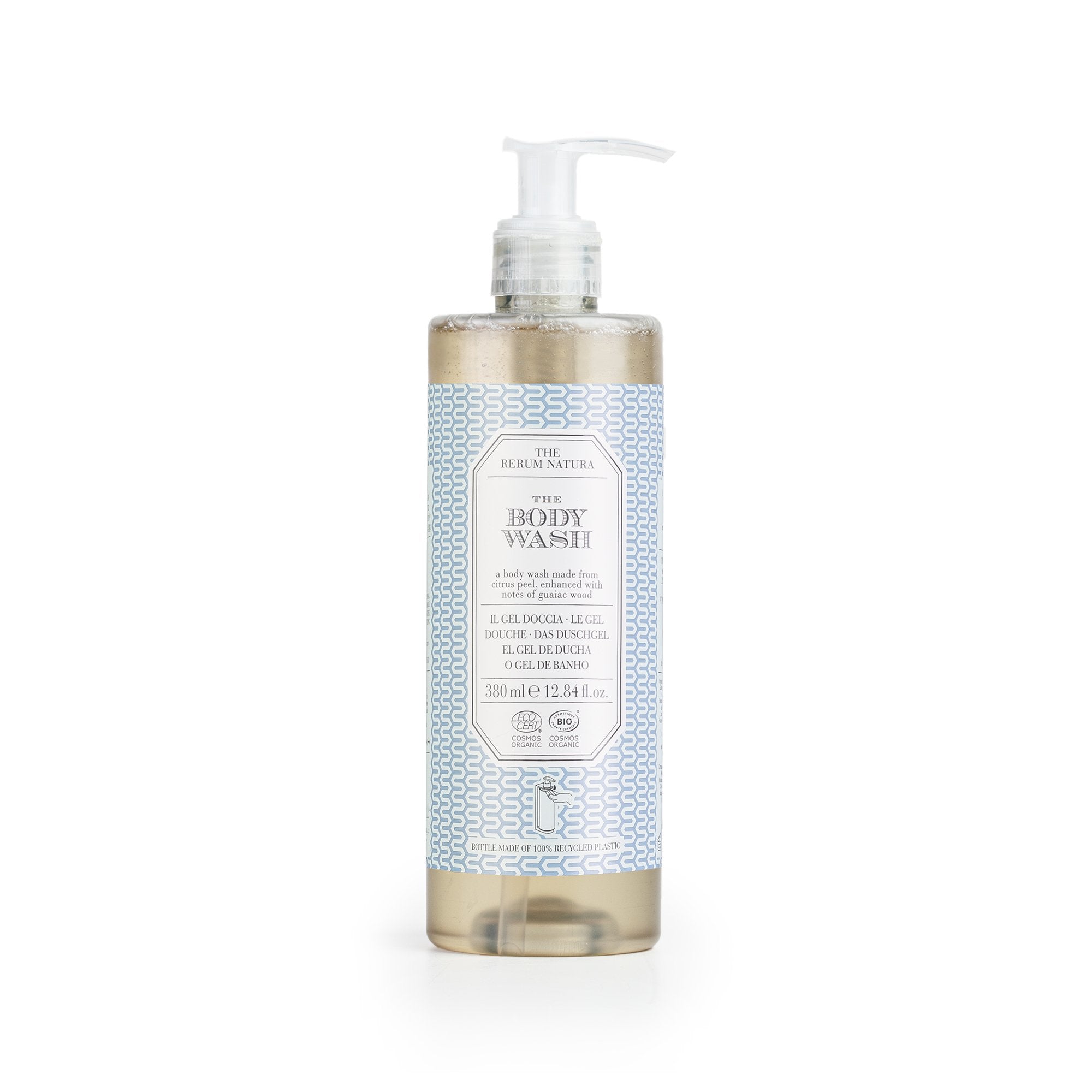 The rerum natura organic certified body wash (380 ml)