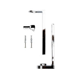 Chrome Abs Wall Bracket With Screws For Pump Dispenser