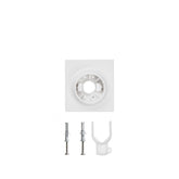 White Abs Short Support Bracket For "Shelfsoap" Dispenser