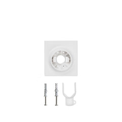 White Abs Short Support Bracket For "Shelfsoap" Dispenser