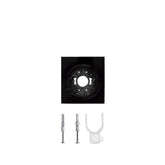 Black Abs Short Support Bracket For "Shelfsoap" Dispenser - 20Pack