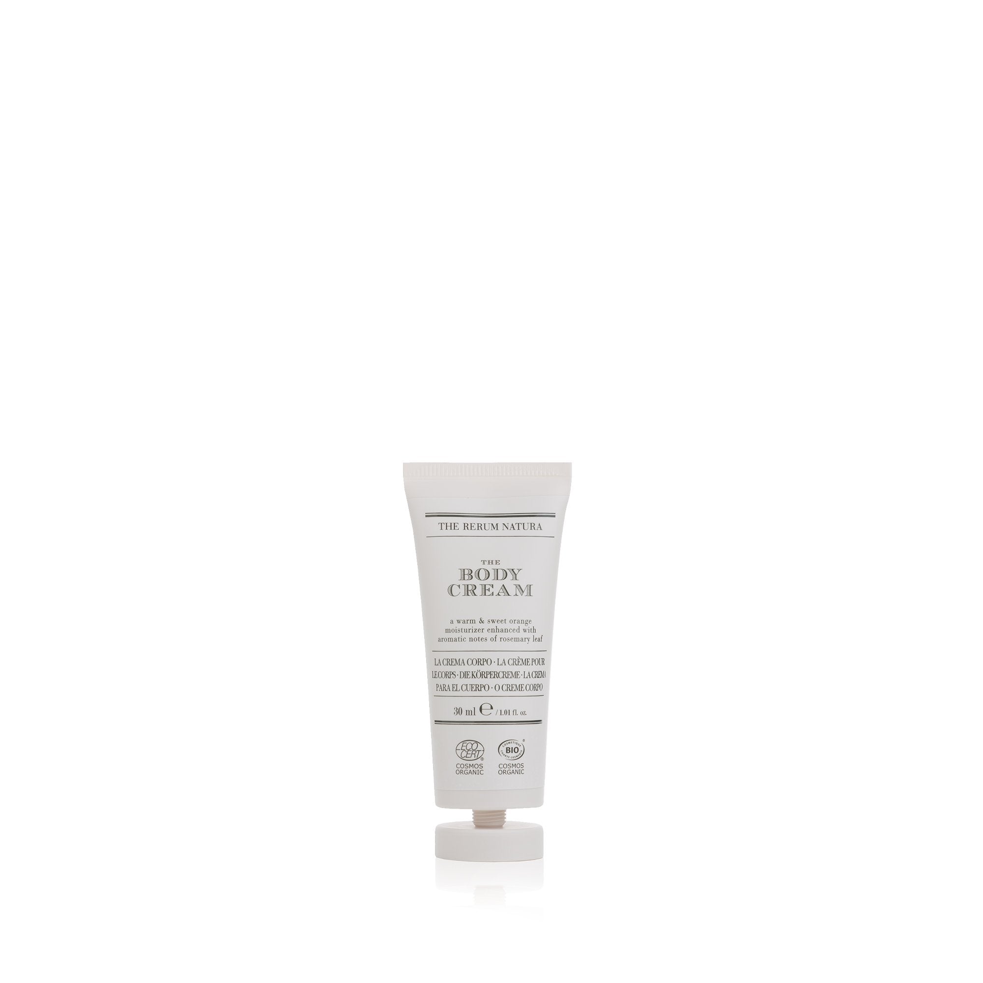 The rerum natura organic certified body cream (30 ml)
