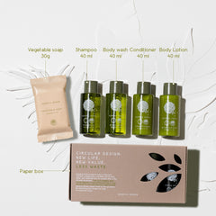 Geneva Green Big Amenities Paper Box - 14Pack