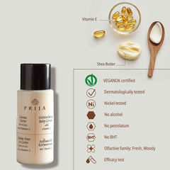Prija Moisturising Body Cream VEGANOK Certified (40 ml) - 216Pack