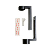 Black Holder With Double-sided Tape, For Squeezable Dispenser
