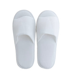 No Logo Room Slippers Eco In Polyester Sponge, Open On Top - 100Pack