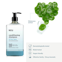 Neu Conditioning Shampoo Refillable Bottle (600 ml) - 12Pack