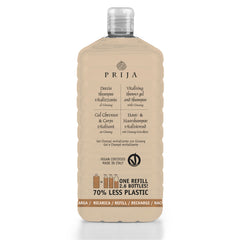 Prija Vitalising Shower Gel And Shampoo 1L Refill Bottle - 8Pack