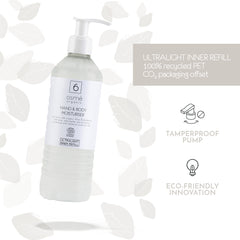 Osmè Cartouche hydratant mains et corps pour Ecover (370 ml) - Pack de 18