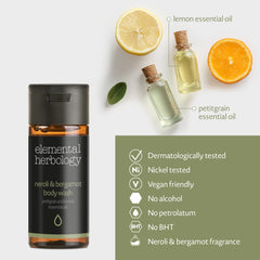 Elemental Herbology "Néroli & Bergamote" Gel Douche (40 ml) - Pack de 216