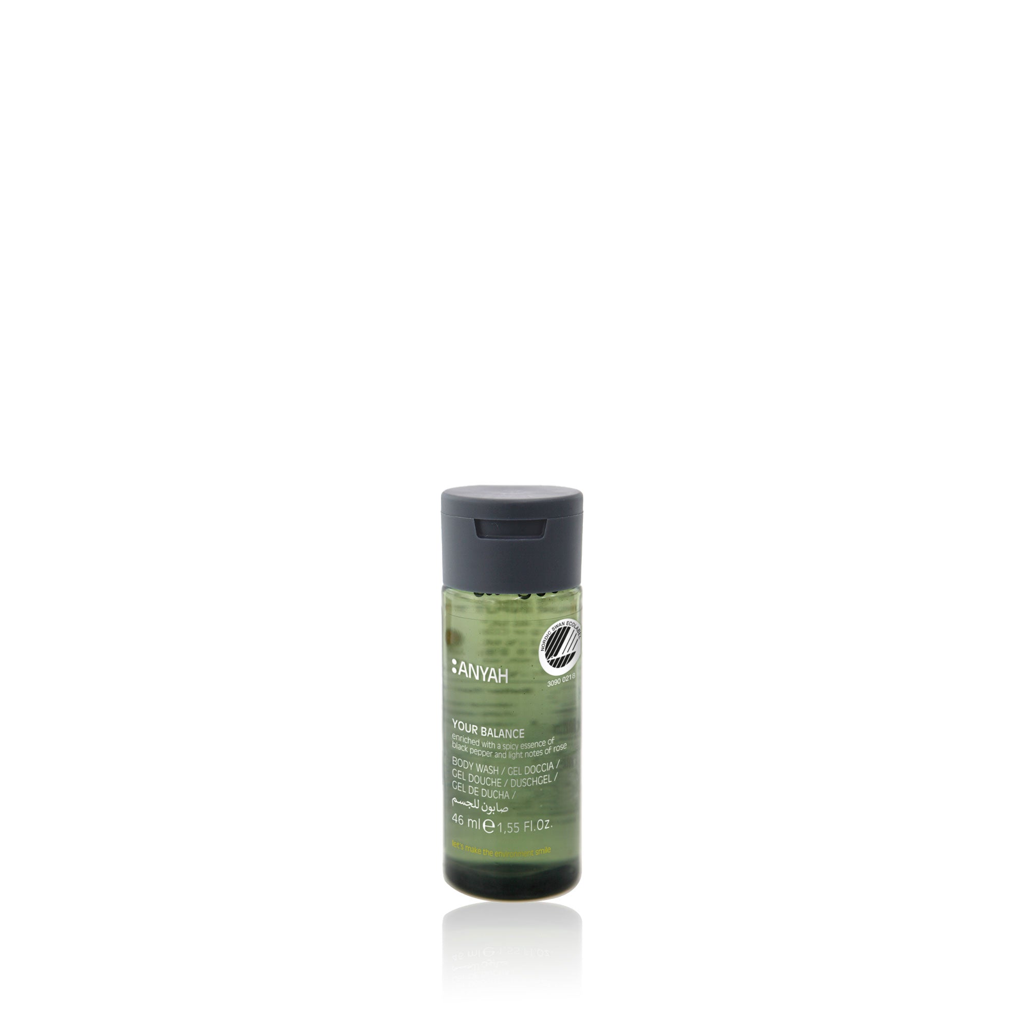 Anyah Body Wash - Nordic Ecolabel Certified (46 ml)